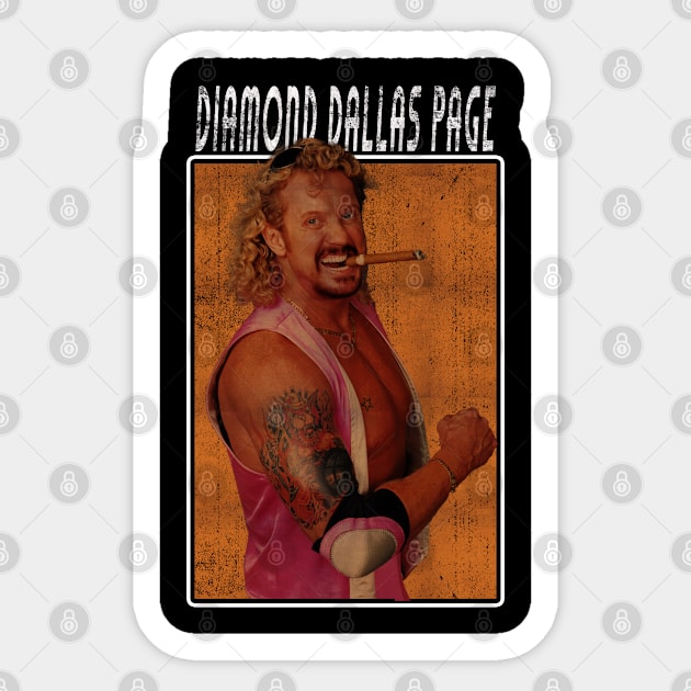 Vintage Diamond Dallas Page 80s Sticker by The Gandol